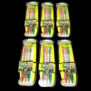 ISH SANFORD Vintage Colored Lead Mechanical Pencils Bright Colors Y2K 2000s Lot